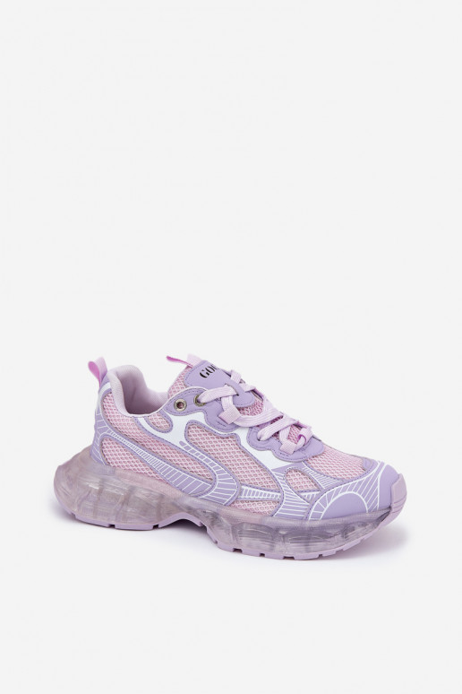 Haut Sneakers Stilvollllschuhe Feminin GOE RR2N4081 Violette Farbe Haut Sneakers Stilvollllschuhe Feminin GOE RR2N4081 Violette Farbe