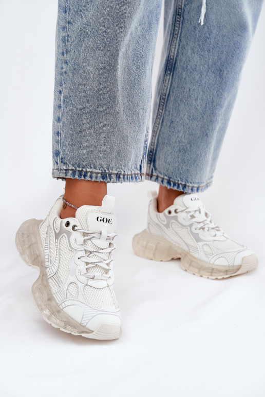 Haut Sneakers Stilvollllschuhe Feminin GOE RR2N4083 Beige Haut Sneakers Stilvollllschuhe Feminin GOE RR2N4083 Beige