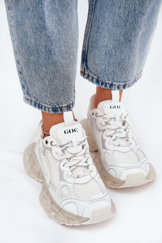 Peau Chaussures modèle baskets Féminin GOE RR2N4083 beige Peau Chaussures modèle baskets Féminin GOE RR2N4083 beige