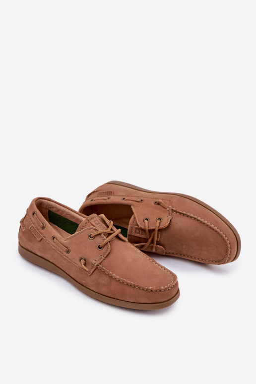 Leer Mocassins Het heeftnnen Big Star RR174162 bruine kleur Leer Mocassins Het heeftnnen Big Star RR174162 bruine kleur