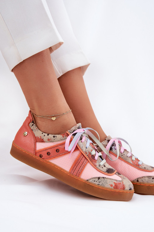 Haut Sneakers Stilvollllschuhe Feminin Es mussciejka 06840-18 orange Farbe Haut Sneakers Stilvollllschuhe Feminin Es mussciejka 06840-18 orange Farbe