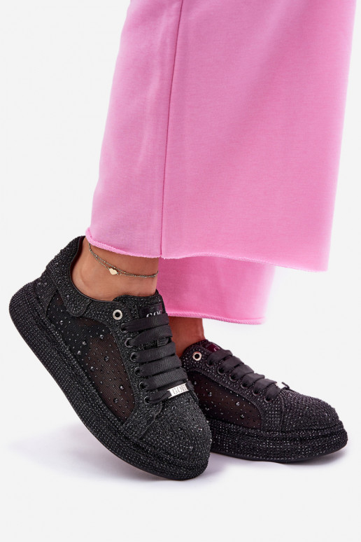 Versierd Sneakers model schoenen met platform GOE NN2N4021 zInart