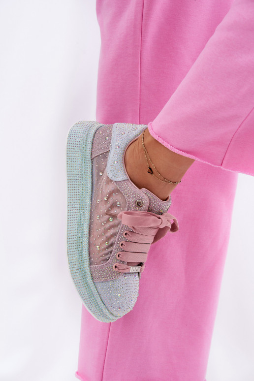 Versierd Sneakers model schoenen met platform GOE RR2N4009 Verschillende kleuren