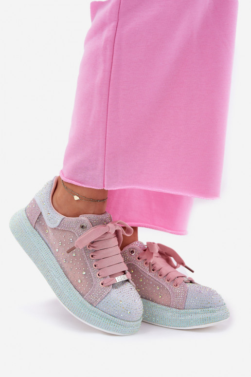 Versierd Sneakers model schoenen met platform GOE RR2N4009 Verschillende kleuren