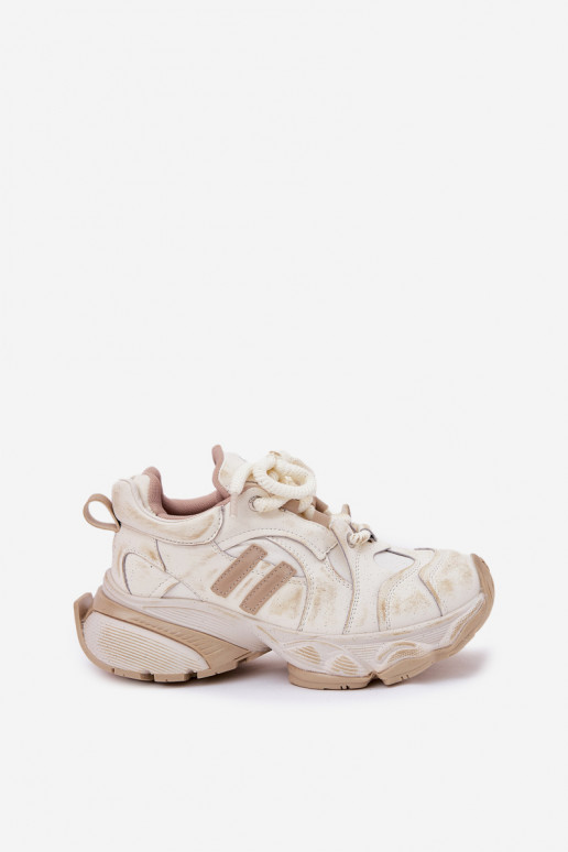 Haut Sneakers Stilvollllschuhe Feminin GOE RR2N4037 Beige Haut Sneakers Stilvollllschuhe Feminin GOE RR2N4037 Beige