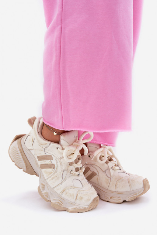 Haut Sneakers Stilvollllschuhe Feminin GOE RR2N4037 Beige Haut Sneakers Stilvollllschuhe Feminin GOE RR2N4037 Beige