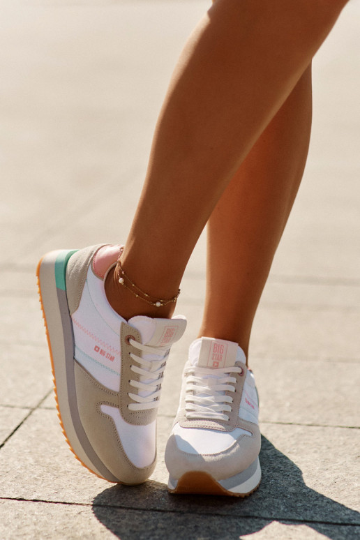 en daim Chaussures modèle baskets Féminin Big Star RR274A047 HI-POLY SYSTEM beige-couleur blanche en daim Chaussures modèle baskets Féminin Big Star RR274A047 HI-POLY SYSTEM beige-couleur blanche