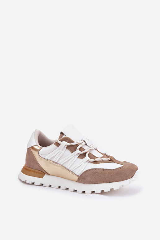 Haut Schuhe Sneakers Stilvollllschuhe Feminin Artiker 56C1738 Beige-goldene Farbe Haut Schuhe Sneakers Stilvollllschuhe Feminin Artiker 56C1738 Beige-goldene Farbe