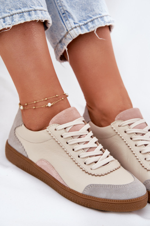 Haut Sneakers Stilvollllschuhe Feminin Zazoo N1220 Beige Haut Sneakers Stilvollllschuhe Feminin Zazoo N1220 Beige