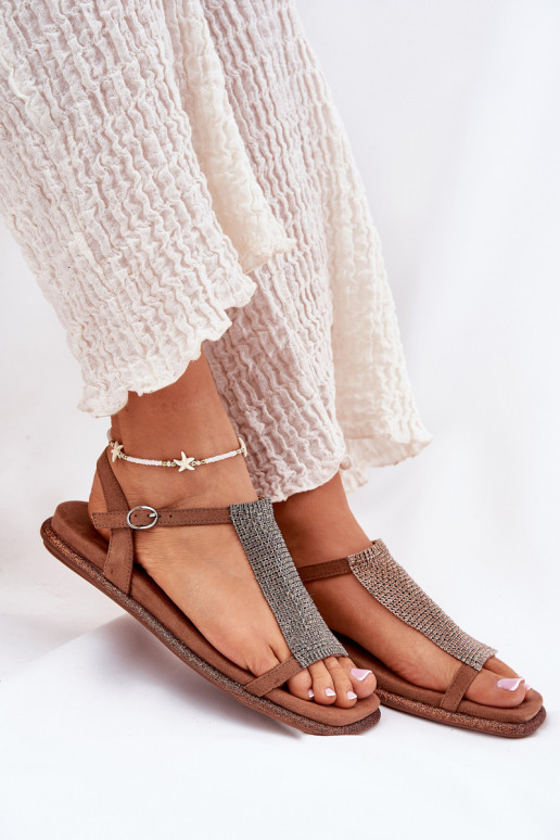 isocèle Style élégant Sandales pour femmes aux yeux brillants Artiker 56C1365 marron isocèle Style élégant Sandales pour femmes aux yeux brillants Artiker 56C1365 marron