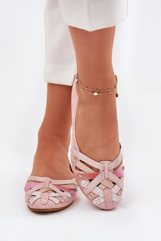 Dames Ballerinas Het heeftciejka 01358-51 roze Dames Ballerinas Het heeftciejka 01358-51 roze