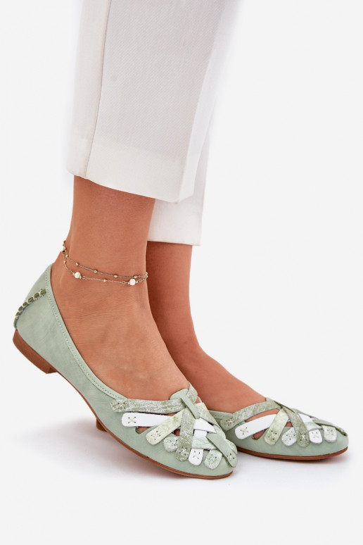Feminin Ballerinas Es mussciejka 01358-50 Mintfarbe Feminin Ballerinas Es mussciejka 01358-50 Mintfarbe
