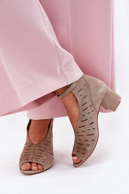 van suède Dameslaarzen Het heeftciejka 06893-10 beige