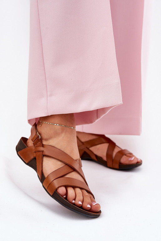 isocèle Sandales pour femmes Féminin Zazoo 40032 marron