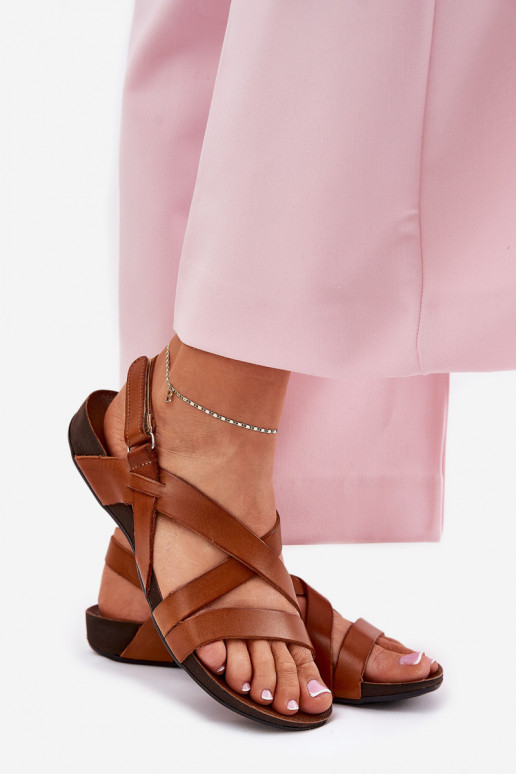 isocèle Sandales pour femmes Féminin Zazoo 40032 marron