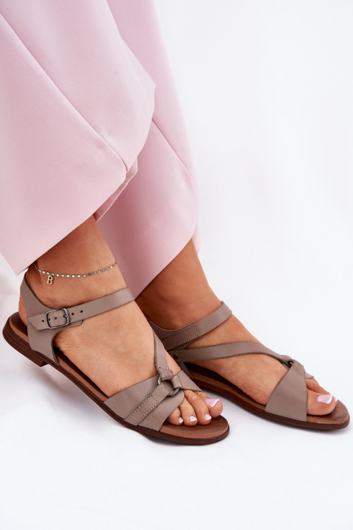 Zazoo 40182 Dames sandalen Dames beige Zazoo 40182 Dames sandalen Dames beige