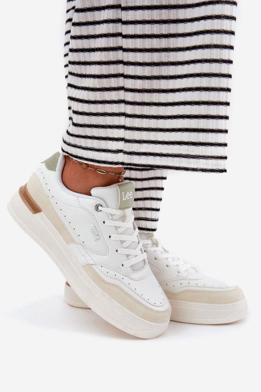 Sneakers model schoenen Dames met platform LEE EMMA INOMEN LOIN 50251014.04L beige Sneakers model schoenen Dames met platform LEE EMMA INOMEN LOIN 50251014.04L beige