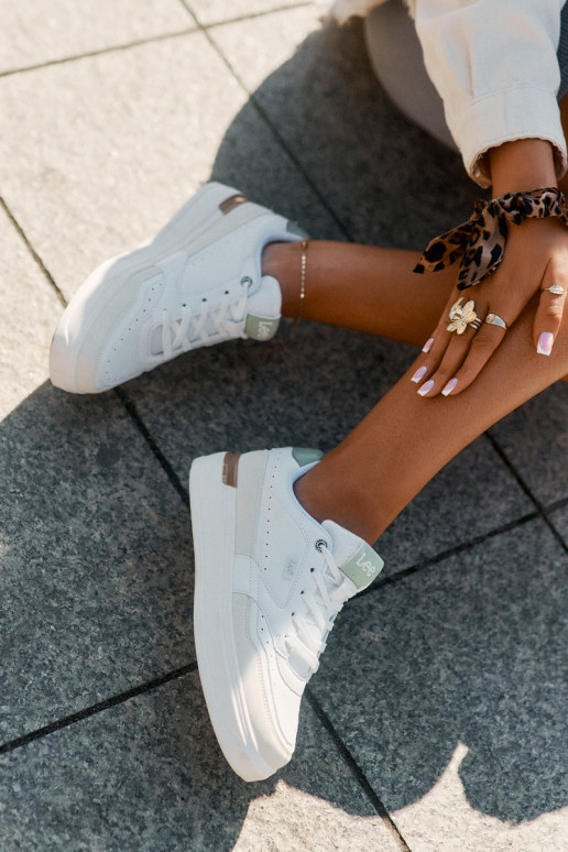 Sneakers Stilvollllschuhe Feminin mit einer Plattform LEE EMMA INOMEN LOIN 50251014.04L Beige Sneakers Stilvollllschuhe Feminin mit einer Plattform LEE EMMA INOMEN LOIN 50251014.04L Beige