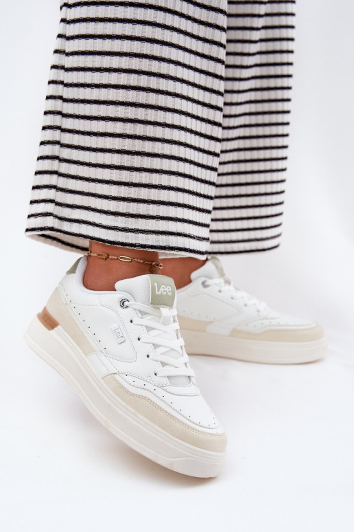 Sneakers model schoenen Dames met platform LEE EMMA INOMEN LOIN 50251014.04L beige Sneakers model schoenen Dames met platform LEE EMMA INOMEN LOIN 50251014.04L beige