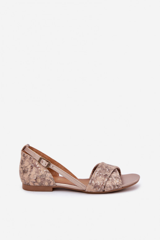 Sandales pour femmes isocèle Il fautciejka 04614-25 couleur dorée Sandales pour femmes isocèle Il fautciejka 04614-25 couleur dorée