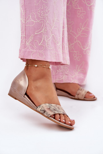 Dames sandalen Het heeftciejka 01971-71 gouden kleur