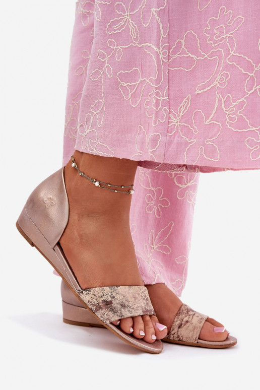 Dames sandalen Het heeftciejka 01971-71 gouden kleur Dames sandalen Het heeftciejka 01971-71 gouden kleur