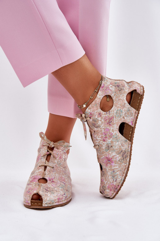 À motifs Peau Bottes Il fautciejka 03426-48 beige À motifs Peau Bottes Il fautciejka 03426-48 beige