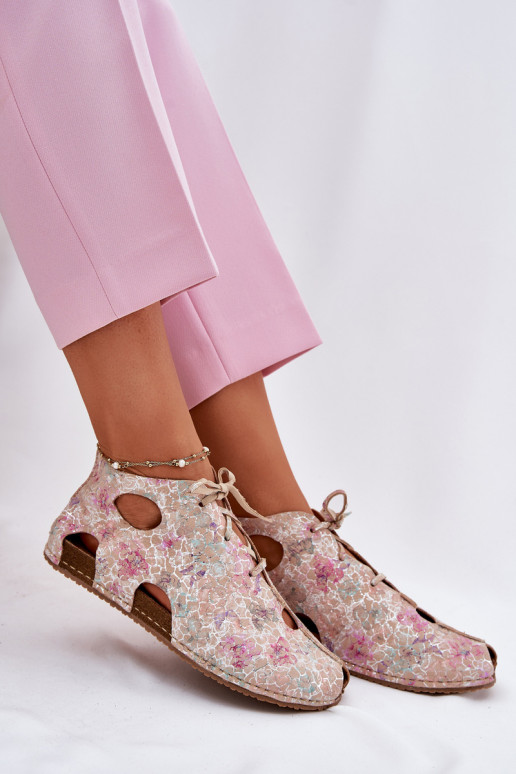 À motifs Peau Bottes Il fautciejka 03426-48 beige À motifs Peau Bottes Il fautciejka 03426-48 beige