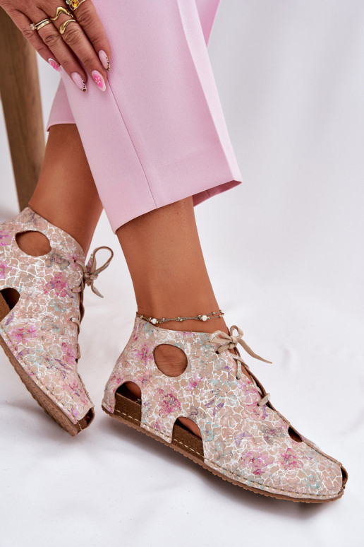 À motifs Peau Bottes Il fautciejka 03426-48 beige À motifs Peau Bottes Il fautciejka 03426-48 beige