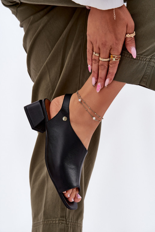 Sandales pour femmes Féminin Klocke Il fautciejka 06975-01 couleur noire Sandales pour femmes Féminin Klocke Il fautciejka 06975-01 couleur noire