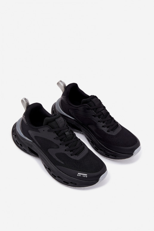 Turnschuhe Männlich mit einer Plattform Big Star RR174022 Hi-Poly System schZuarze Farbe Turnschuhe Männlich mit einer Plattform Big Star RR174022 Hi-Poly System schZuarze Farbe