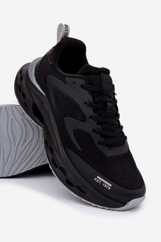 baskets Mâle avec une plateforme Big Star RR174022 Hi-Poly System couleur noire baskets Mâle avec une plateforme Big Star RR174022 Hi-Poly System couleur noire