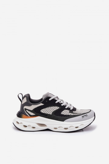 Turnschuhe Männlich mit einer Plattform Big Star RR174023 Hi-Poly System graue Farbe 2