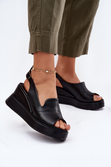 Leer Dames Platform sandalen Artiker 52C0484 zInart 2