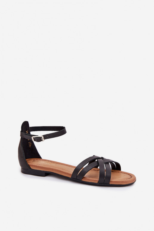 Damensandalen Feminin mit breiten Absätzen Es mussciejka 07029-01 schZuarze Farbe Damensandalen Feminin mit breiten Absätzen Es mussciejka 07029-01 schZuarze Farbe