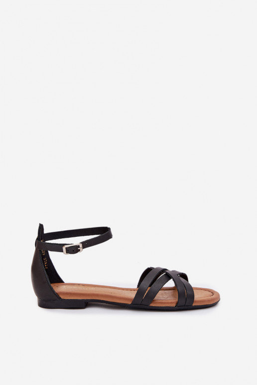 Sandales pour femmes Féminin avec des talons larges Il fautciejka 07029-01 couleur noire Sandales pour femmes Féminin avec des talons larges Il fautciejka 07029-01 couleur noire