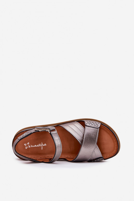 Sandales pour femmes Féminin avec une plateforme Il fautciejka L7064-35 couleur grise Sandales pour femmes Féminin avec une plateforme Il fautciejka L7064-35 couleur grise