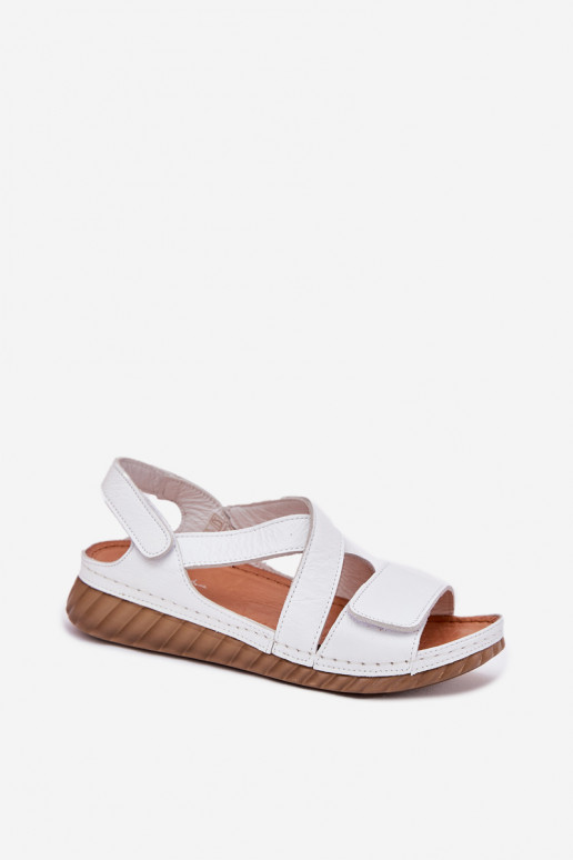 Sandales pour femmes Féminin avec attaches adhésives Il fautciejka L6848-11 couleur blanche Sandales pour femmes Féminin avec attaches adhésives Il fautciejka L6848-11 couleur blanche