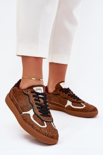 Sneakers model schoenen Dames Daniel Lopez Just Dare SS2D4016 bruine kleur 2