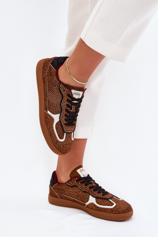 Sneakers Stilvollllschuhe Feminin Daniel Lopez Just Dare SS2D4016 braune Farbe Sneakers Stilvollllschuhe Feminin Daniel Lopez Just Dare SS2D4016 braune Farbe