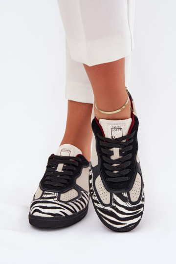 Sneakers Stilvollllschuhe Feminin Daniel Lopez Just Dare SS2D4015 Zebra Beige 2