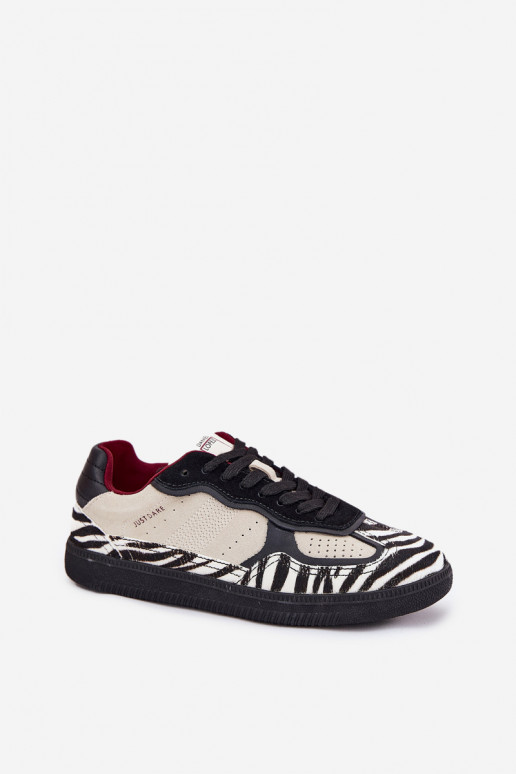 Sneakers model schoenen Dames Daniel Lopez Just Dare SS2D4015 Zebra beige Sneakers model schoenen Dames Daniel Lopez Just Dare SS2D4015 Zebra beige
