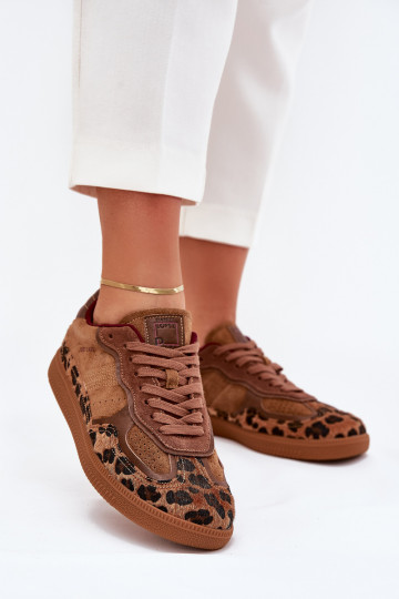 Sneakers Stilvollllschuhe Feminin Daniel Lopez Just Dare SS2D4017 mit Leopardenfellmuster 2