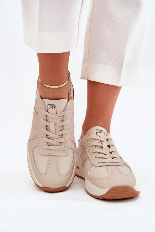 Haut Sportschuhe für Damen, Turnschuhe Daniel Lopez Just Dare SS2D4043 Beige