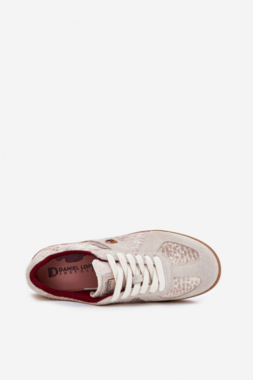 Sneakers Stilvollllschuhe Feminin Daniel Lopez Just Dare SS2D4032 Tiermuster Beige Sneakers Stilvollllschuhe Feminin Daniel Lopez Just Dare SS2D4032 Tiermuster Beige