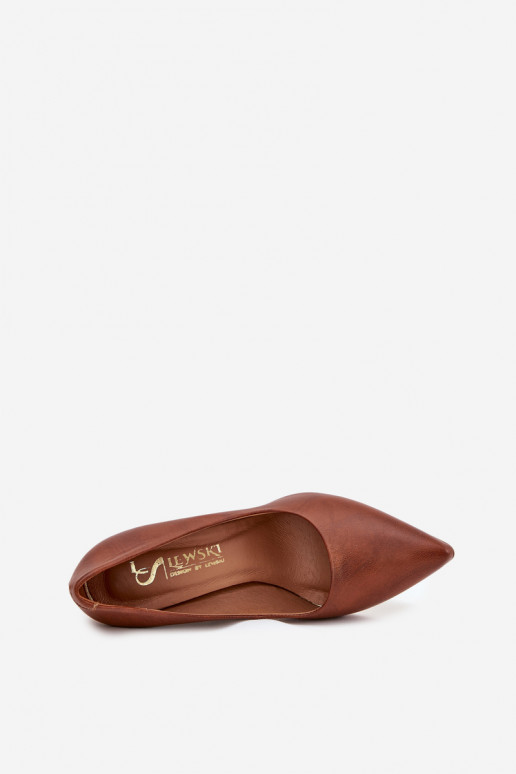 Peau Chaussures LeÀski 3117 marron foncé Peau Chaussures LeÀski 3117 marron foncé