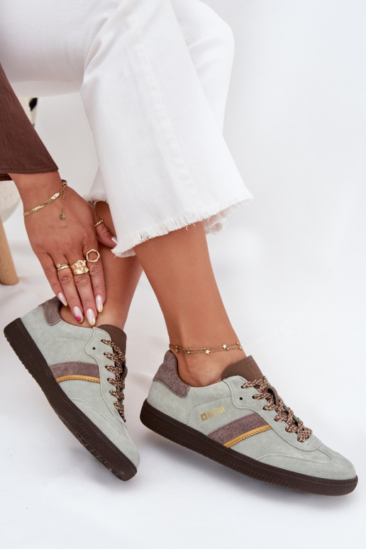 aus INildleder Niedrig Sneakers Stilvollllschuhe Feminin Big Star SS274678 HI-POLY SYSTEM Mintfarbe aus INildleder Niedrig Sneakers Stilvollllschuhe Feminin Big Star SS274678 HI-POLY SYSTEM Mintfarbe