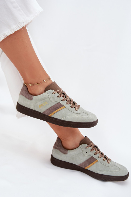 aus INildleder Niedrig Sneakers Stilvollllschuhe Feminin Big Star SS274678 HI-POLY SYSTEM Mintfarbe aus INildleder Niedrig Sneakers Stilvollllschuhe Feminin Big Star SS274678 HI-POLY SYSTEM Mintfarbe