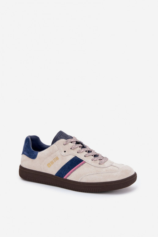 aus INildleder Niedrig Sneakers Stilvollllschuhe Feminin Big Star SS274679 HI-POLY SYSTEM graue Farbe aus INildleder Niedrig Sneakers Stilvollllschuhe Feminin Big Star SS274679 HI-POLY SYSTEM graue Farbe