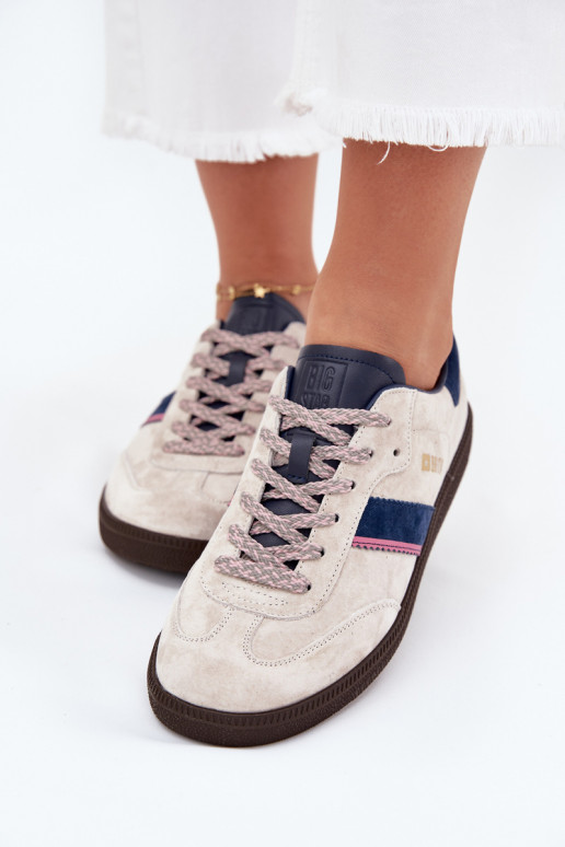 aus INildleder Niedrig Sneakers Stilvollllschuhe Feminin Big Star SS274679 HI-POLY SYSTEM graue Farbe aus INildleder Niedrig Sneakers Stilvollllschuhe Feminin Big Star SS274679 HI-POLY SYSTEM graue Farbe